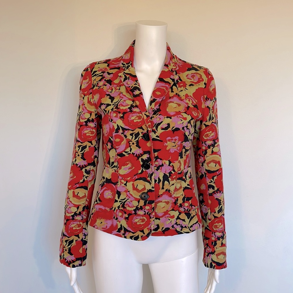 2003 Isaac Mizrahi Floral Blazer for Target/ Size Small